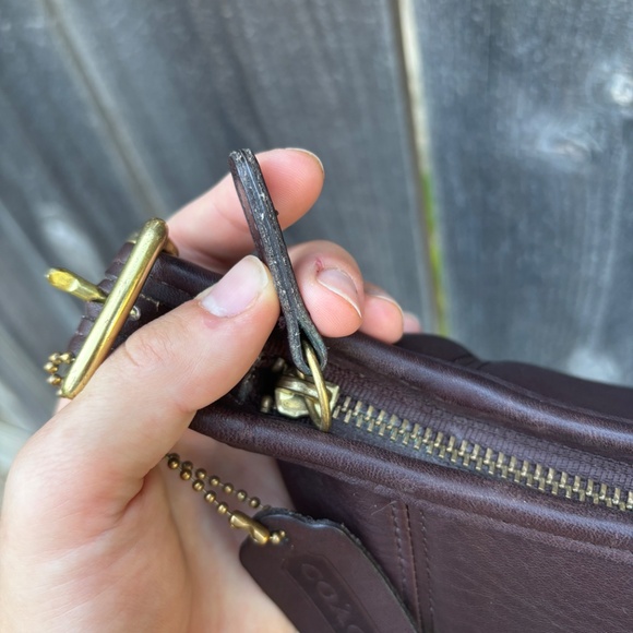 Vintage Coach Slim Duffle Mahogany - Picture 5 of 12